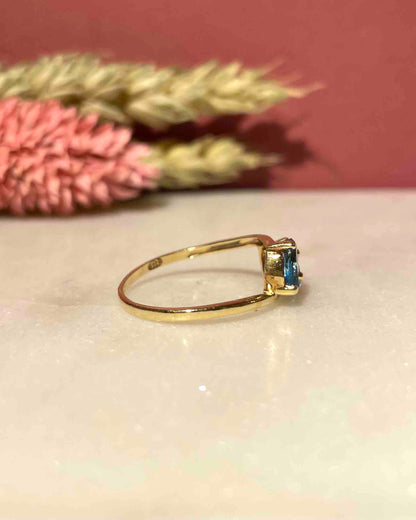 Bague Toi &amp; Moi Topazes &quot;Joséphine&quot;