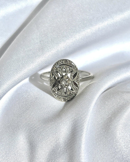 Bague diamants Art-déco &quot;Victoria&quot;