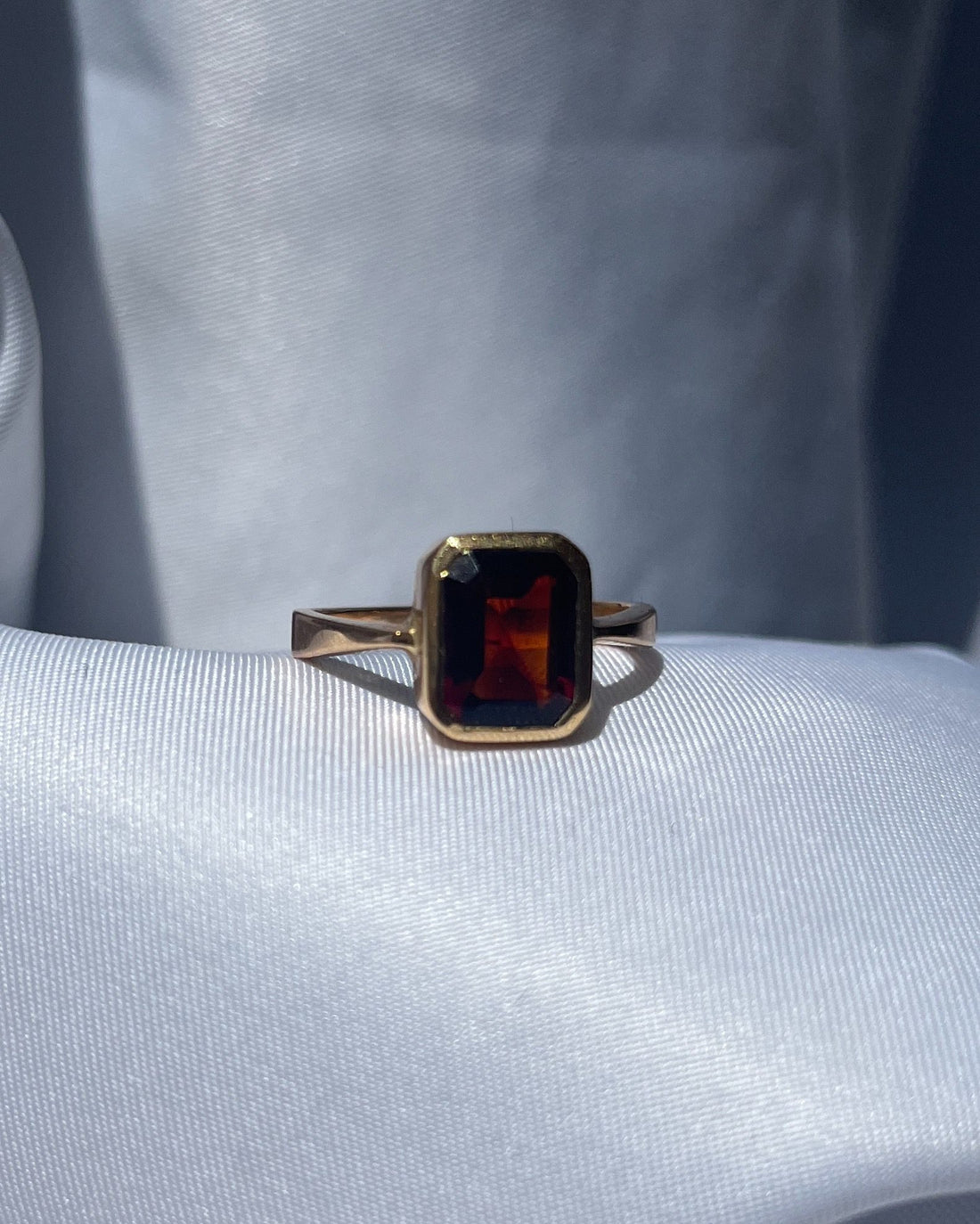 Bague Vintage Citrine &quot;Amani&quot;