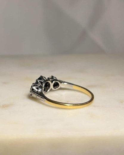 Bague Trilogie Saphir et Diamants &quot;Leslie&quot;