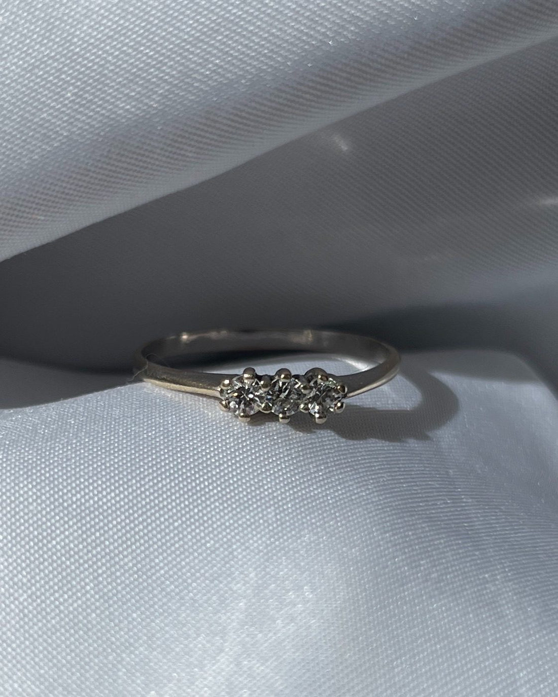 Bague Vintage trilogie diamants &quot;Mila&quot;