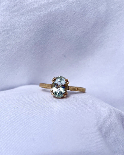 Bague vintage Aigue-Marine Graziella