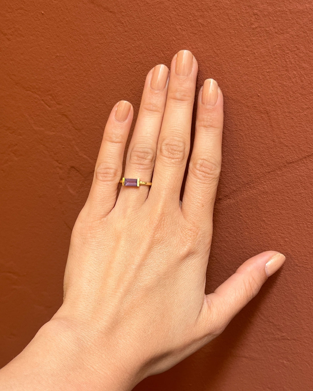 Vintage Amethyst Ring 0.5 carat "Laura"