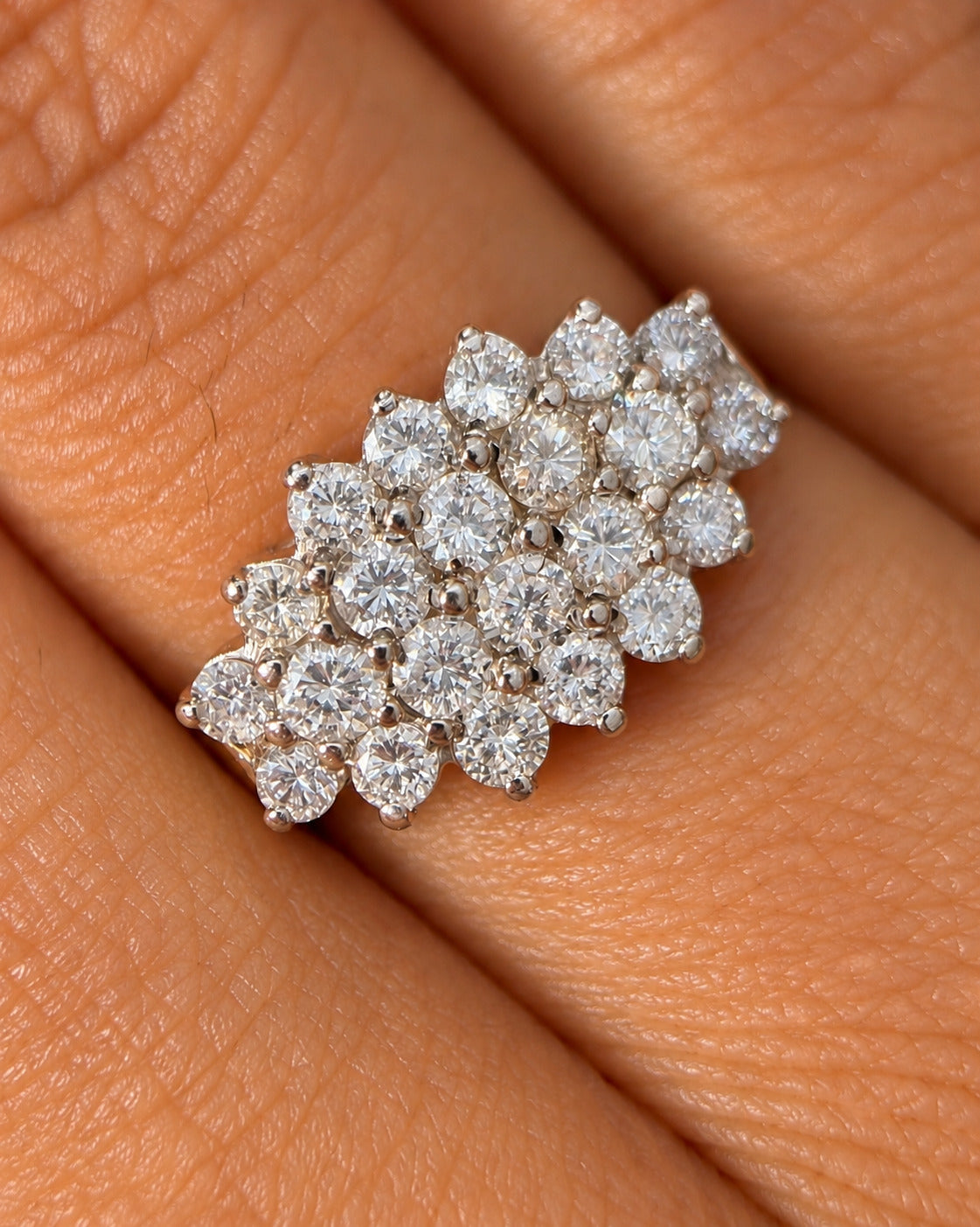 Bague Rivière Diamants 1.22 carat "Ophelie"