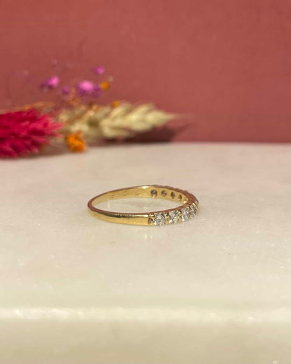 Demi Alliance Vintage 11 Diamants &quot;Elssy&quot;