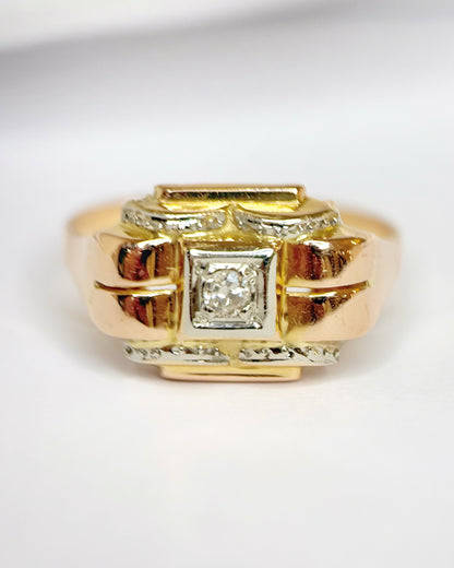 Anillo Tank Diamante "Germain"