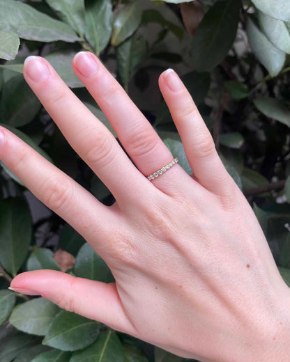 Demi Alliance Vintage 11 Diamants &quot;Elssy&quot;