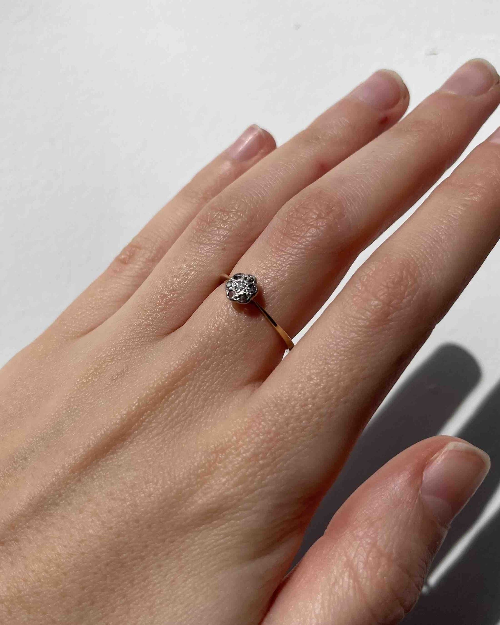 Bague Art déco diamants "Tilia"