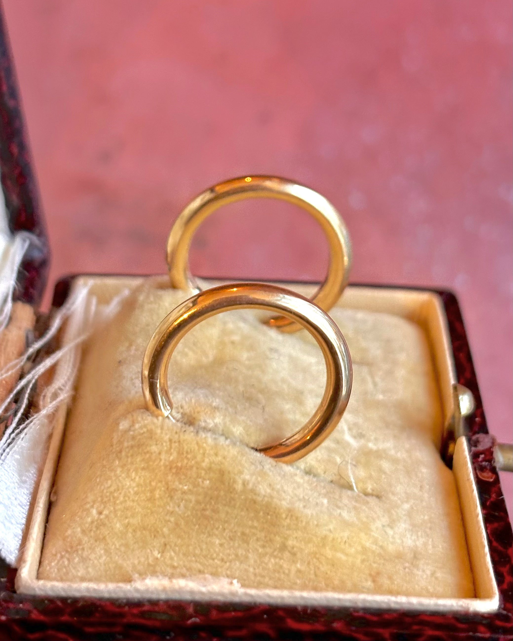 Créoles de oro amarillo de 18 quilates "Jasmine"