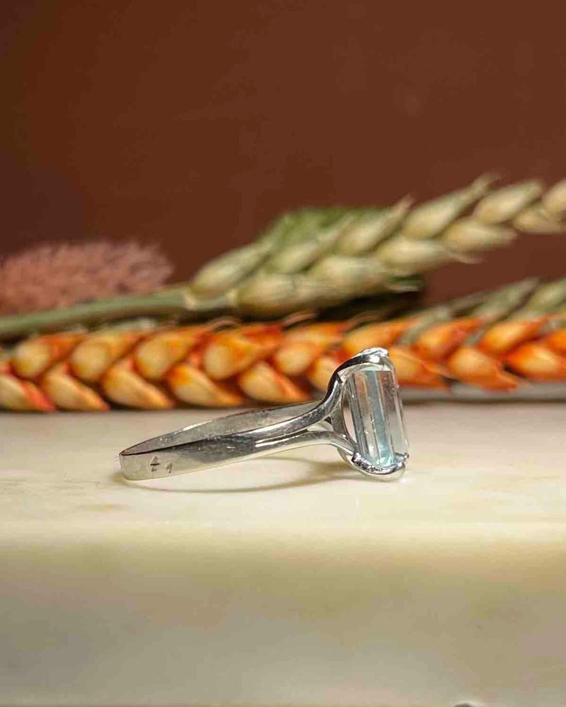 Bague vintage Aigue-Marine 2.20 carats &quot;Maja&quot;