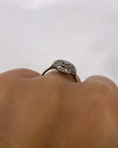 Bague Art Déco 13 Diamants &quot;Suzanne&quot;