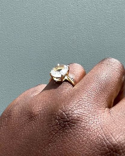 Bague Cocktail Aigue-Marine 3.40 Carats &quot;Oceana&quot; - Elliade Paris