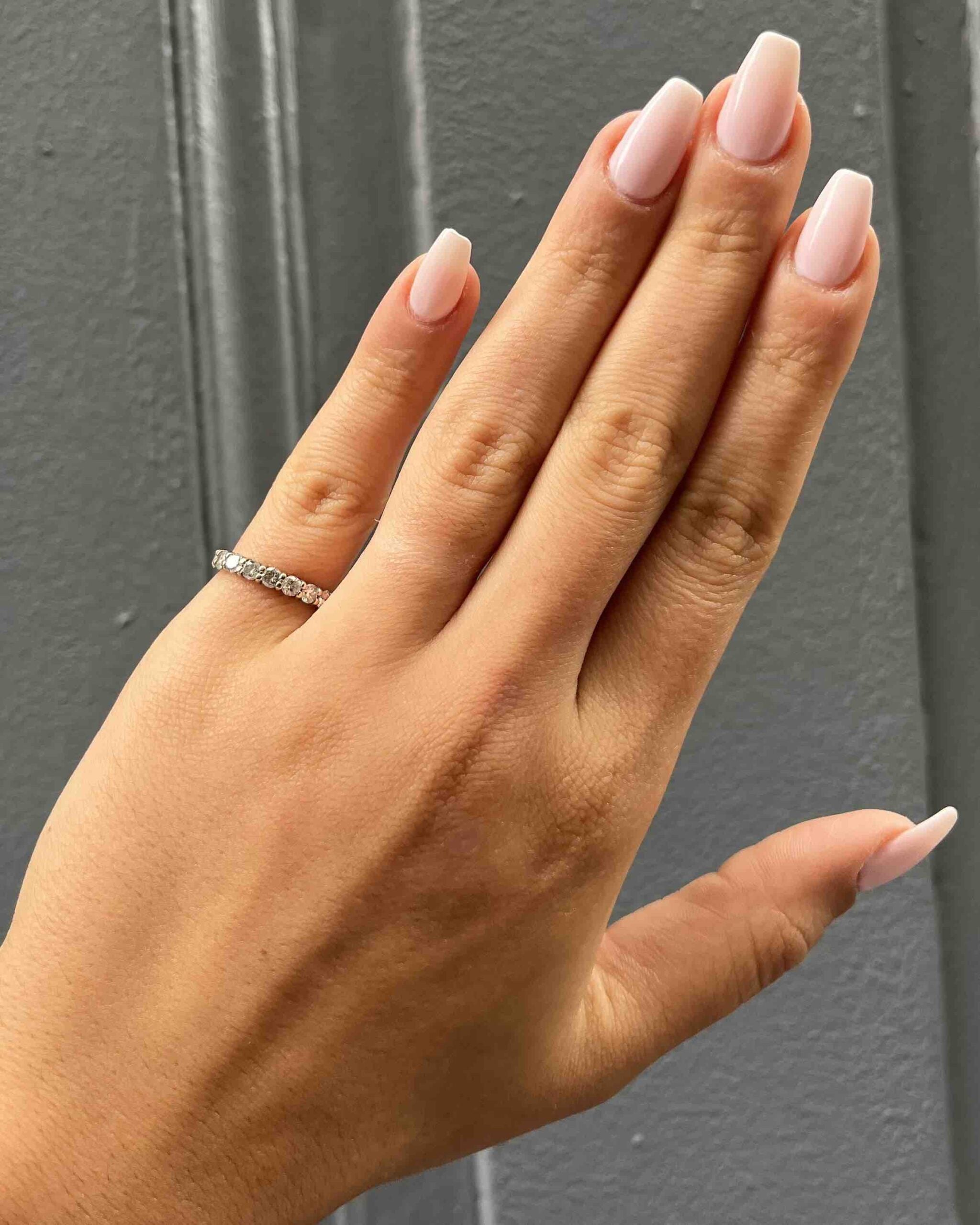 Half-wedding ring Diamonds 0.90 carat "Penelope"