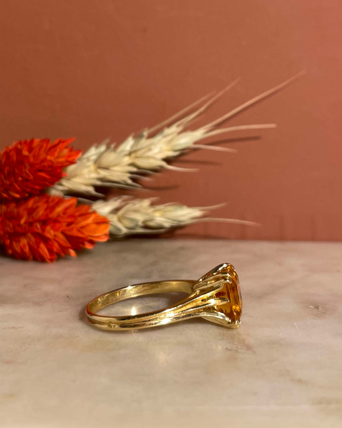 Bague Cocktail Citrine 3 carats &quot;Elianna&quot;