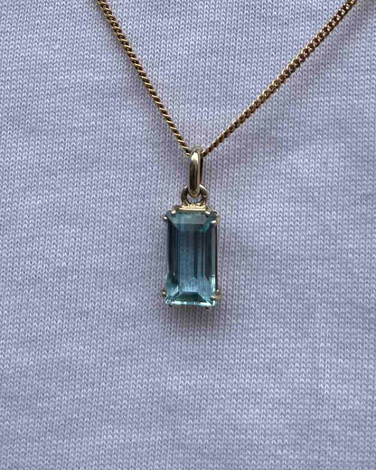 Pendentif &quot;Marianne&quot; Aigue-Marine 3 carats