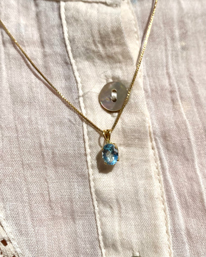 Pendentif Topaze 1.40 carat &quot;Noliane&quot;