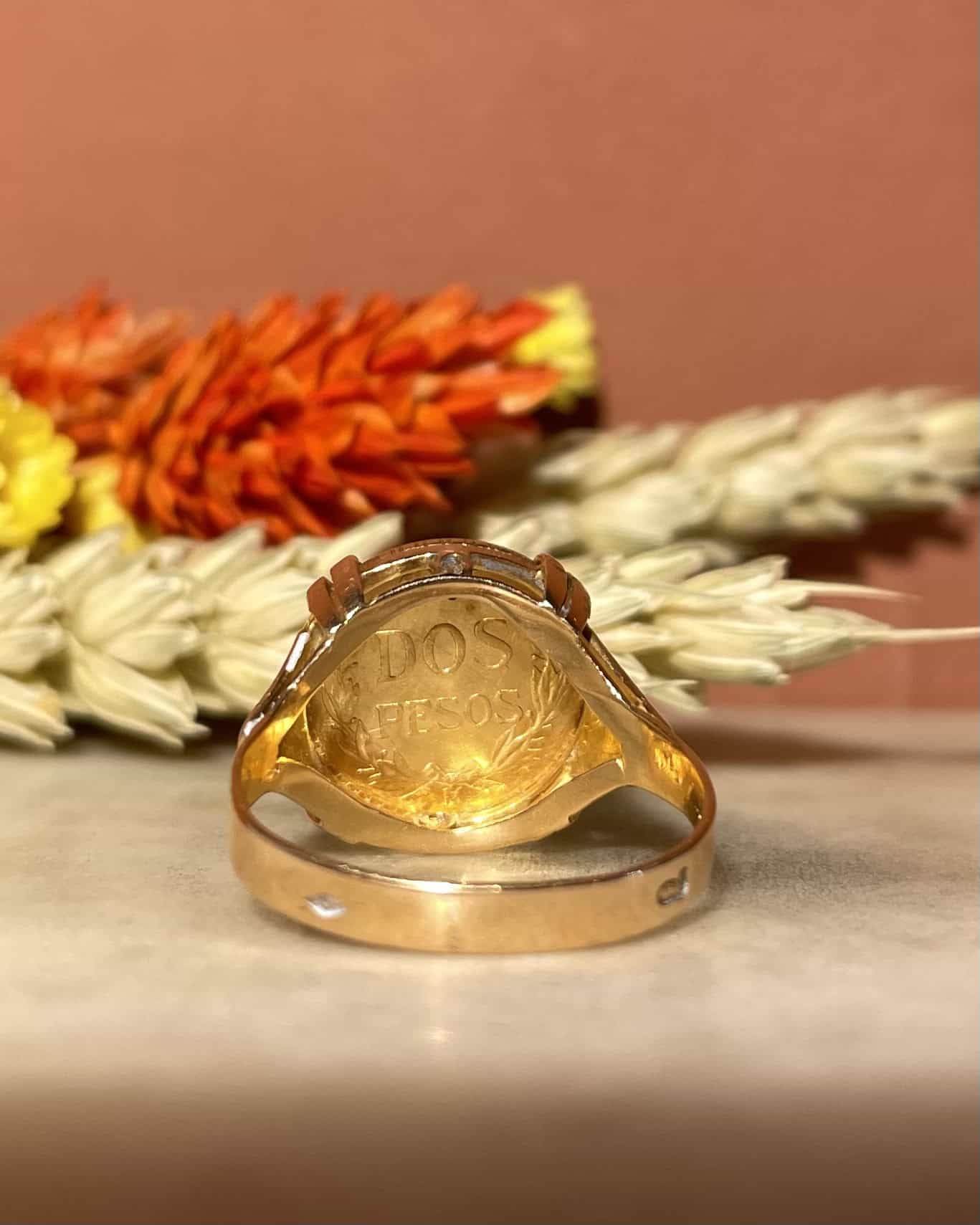 Bague Chevalière Pièce d&