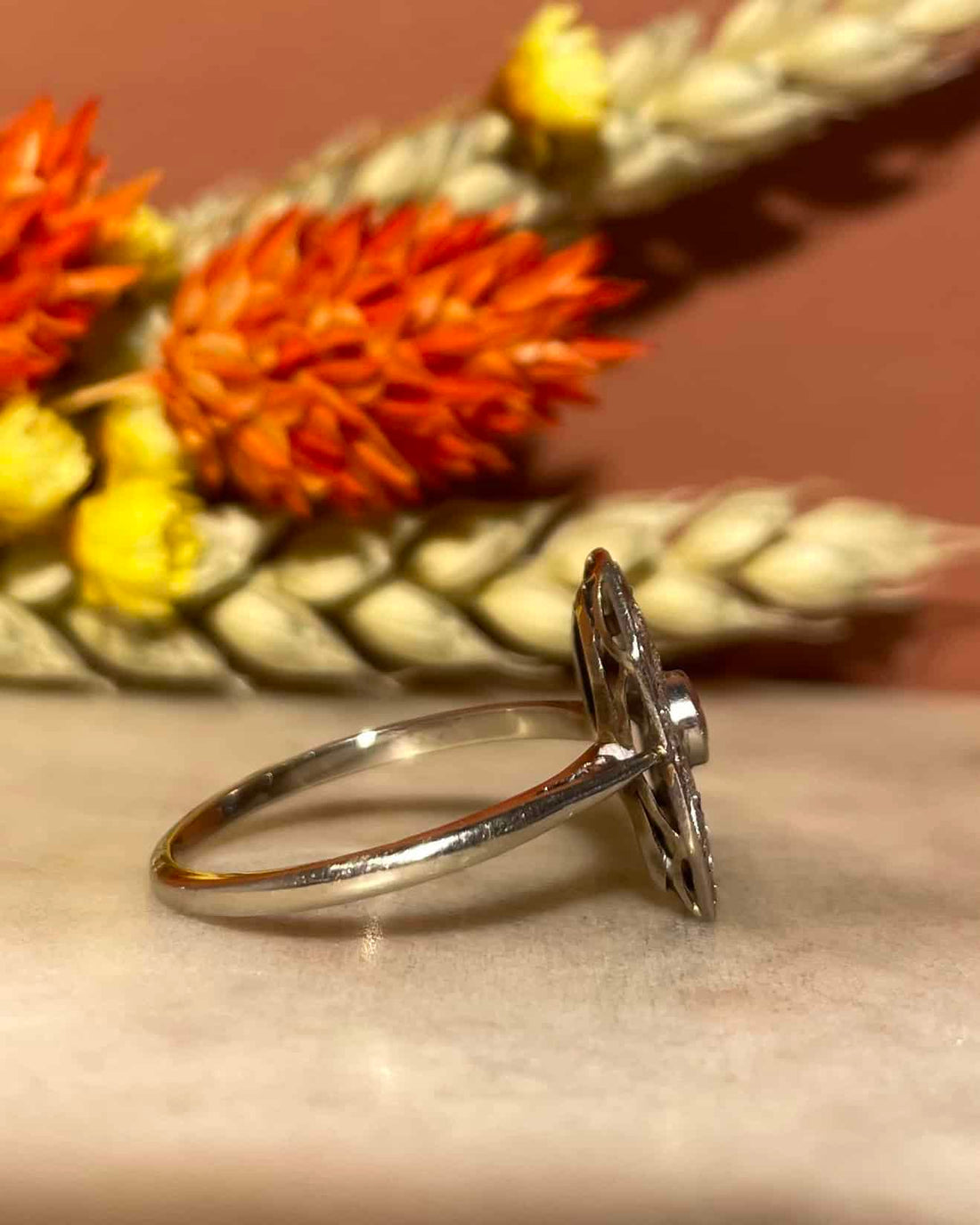 Bague Vintage Art-Déco Diamants &quot;Madison&quot;