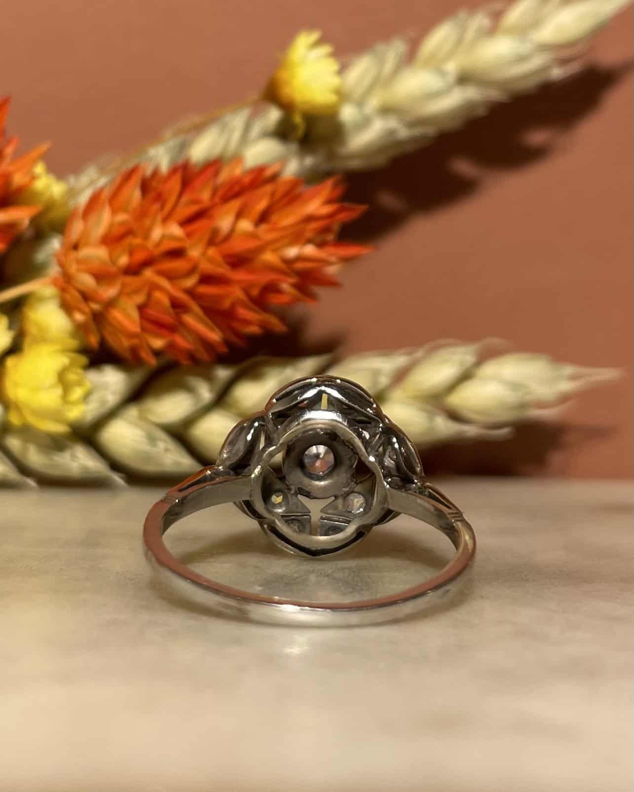 Bague Art-déco 13 Diamants "Carole"