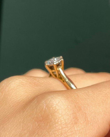 &quot;Hinaa&quot; 18 Diamond Solitaire Ring