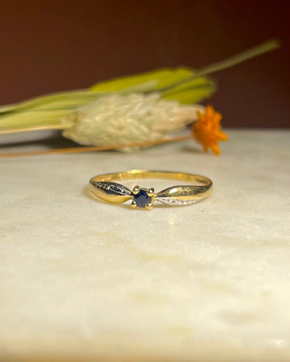 Bague Saphir vintage &quot;Kristie&quot;