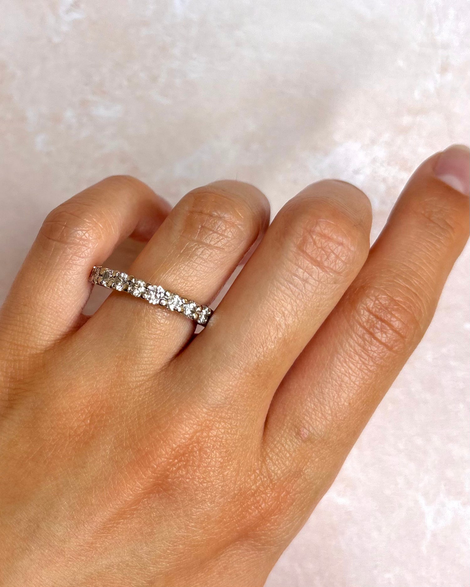 Demi-Alliance Diamants 1.20 carat  "Zahia"