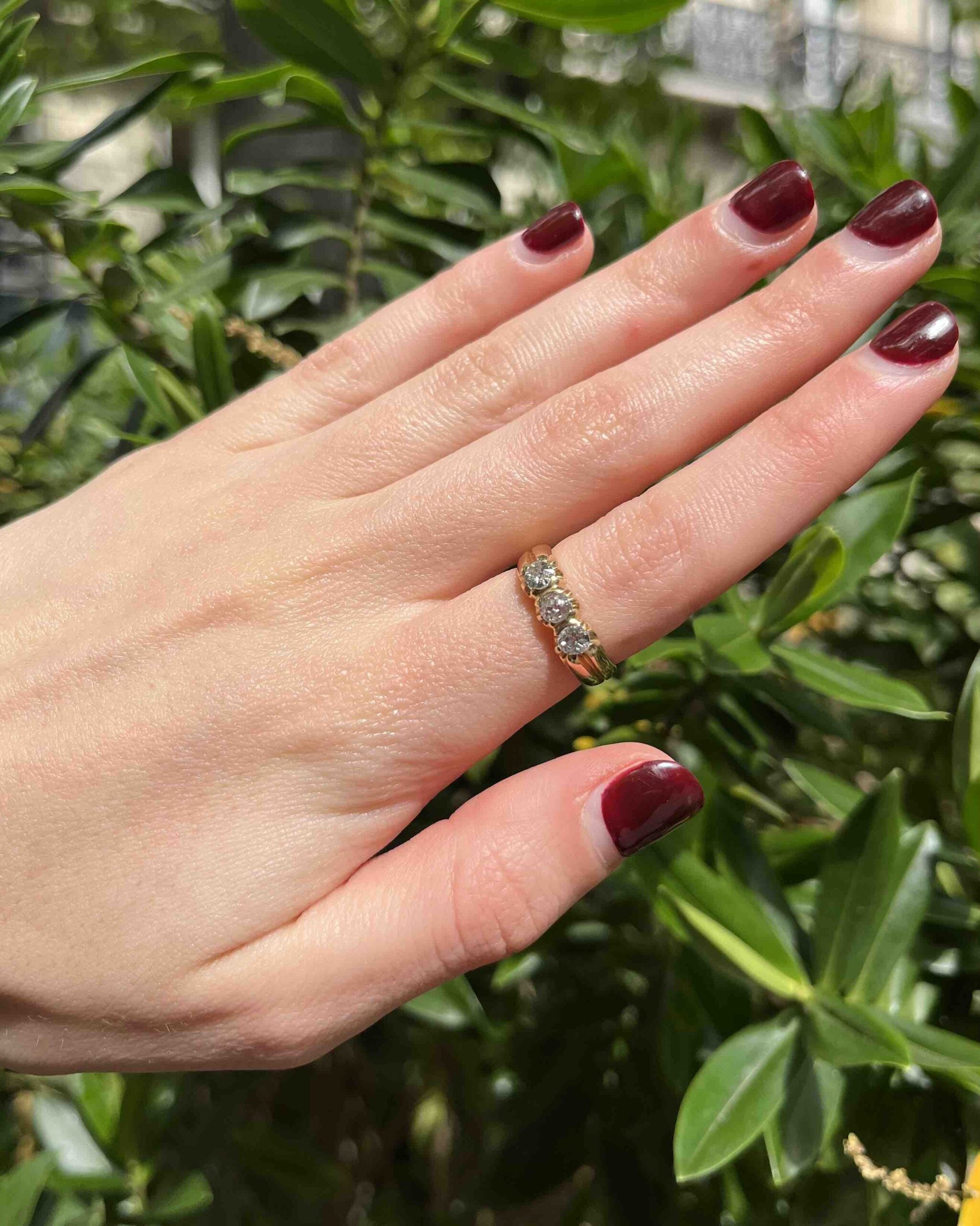 Bague Trilogie 0.70 carat Diamants &quot;Kelia&quot;