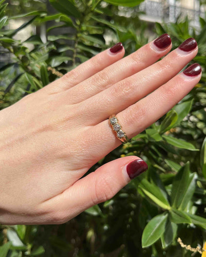 Bague Trilogie 0.70 carat Diamants &quot;Kelia&quot;