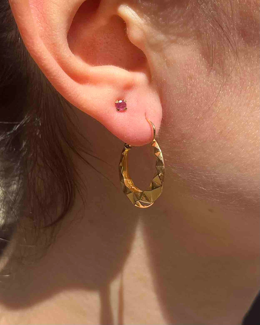 Créoles vintage en Or "Lior"