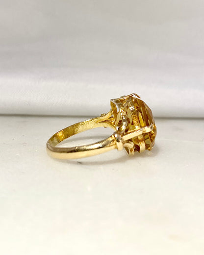Bague Cocktail Citrine 6.80 carats &quot;Inana&quot;