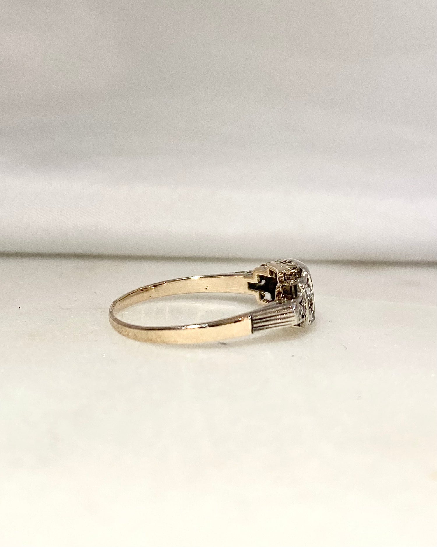 Bague Art-deco Diamants &quot;Vera&quot;