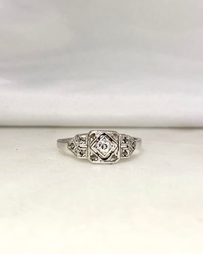Bague Art-deco Diamants &quot;Vera&quot;