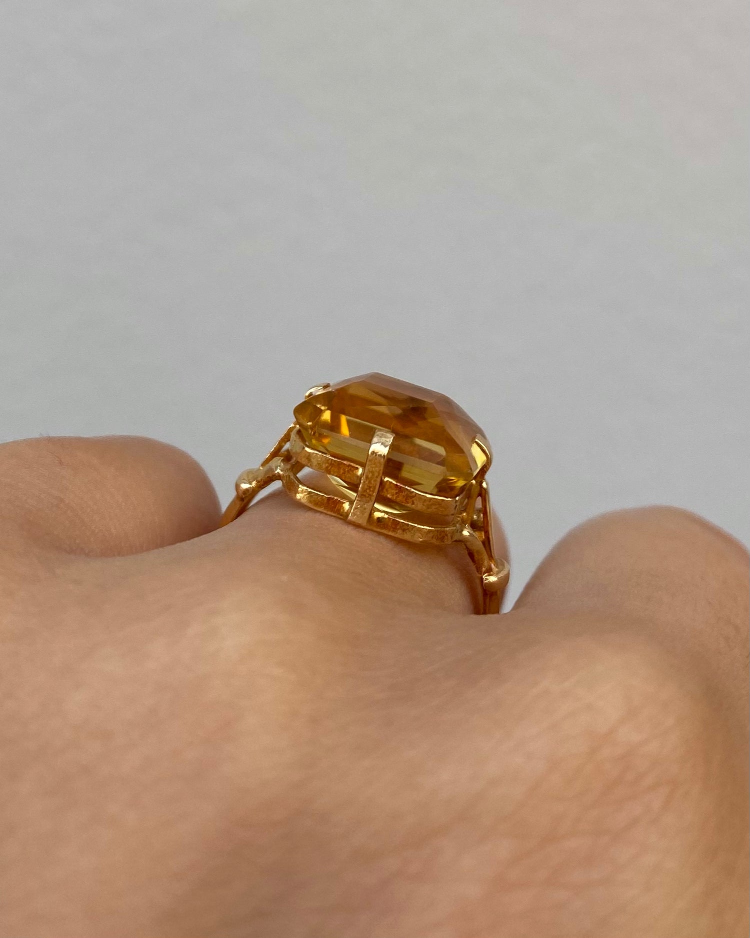 Bague Cocktail Citrine 6.80 carats &quot;Inana&quot;