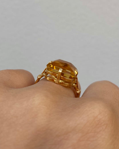 Bague Cocktail Citrine 6.80 carats &quot;Inana&quot;