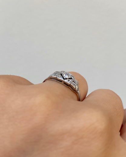 Bague Art-deco Diamants &quot;Vera&quot;