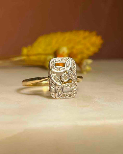 Bague vintage Art-déco Diamants &quot;Amy&quot;