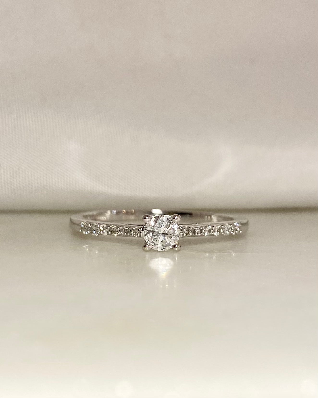 Bague Solitaire Diamants &quot;Amelie&quot;