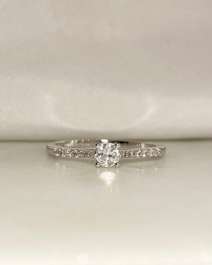 Bague Solitaire Diamants &quot;Amelie&quot;