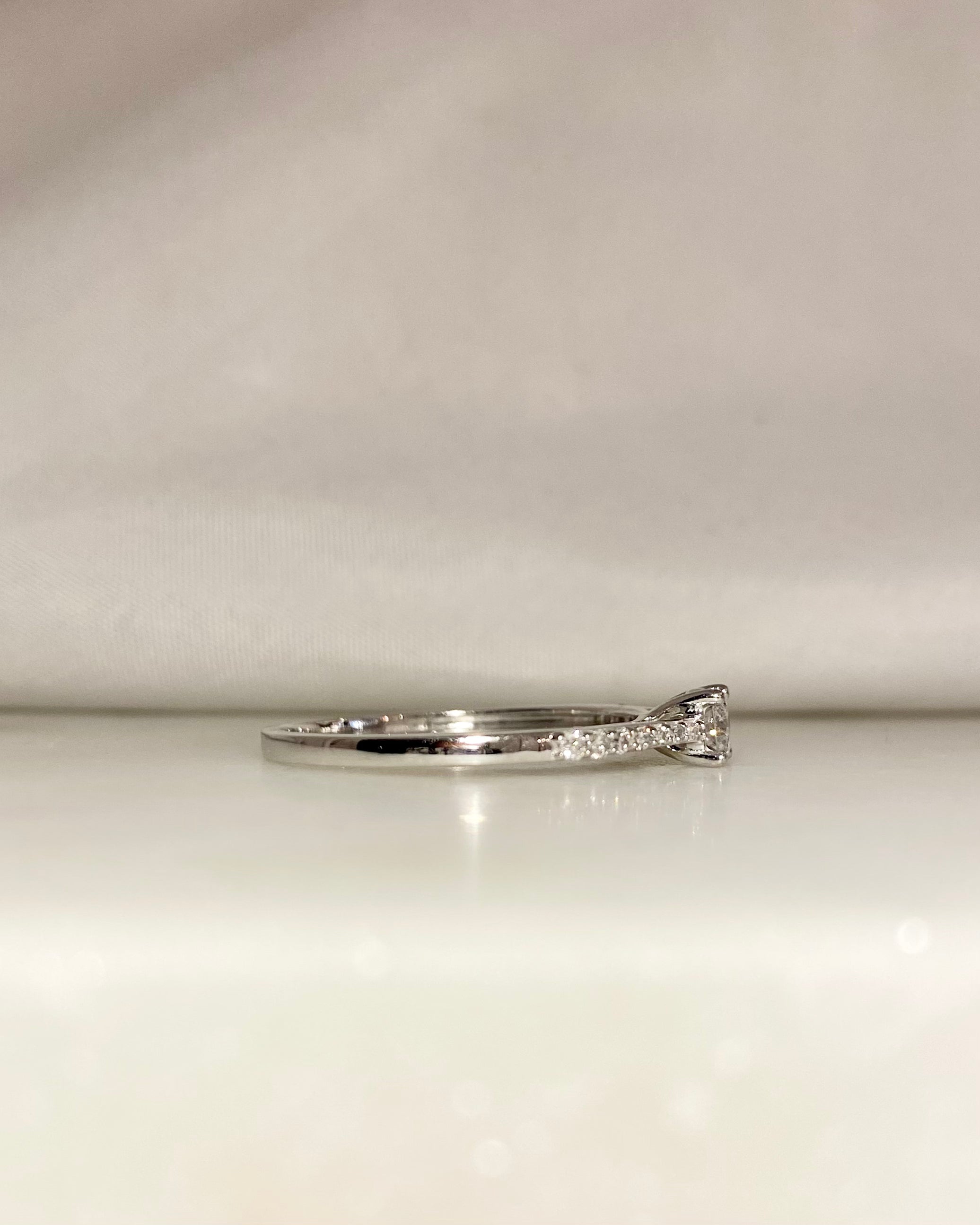Bague Solitaire Diamants &quot;Amelie&quot;
