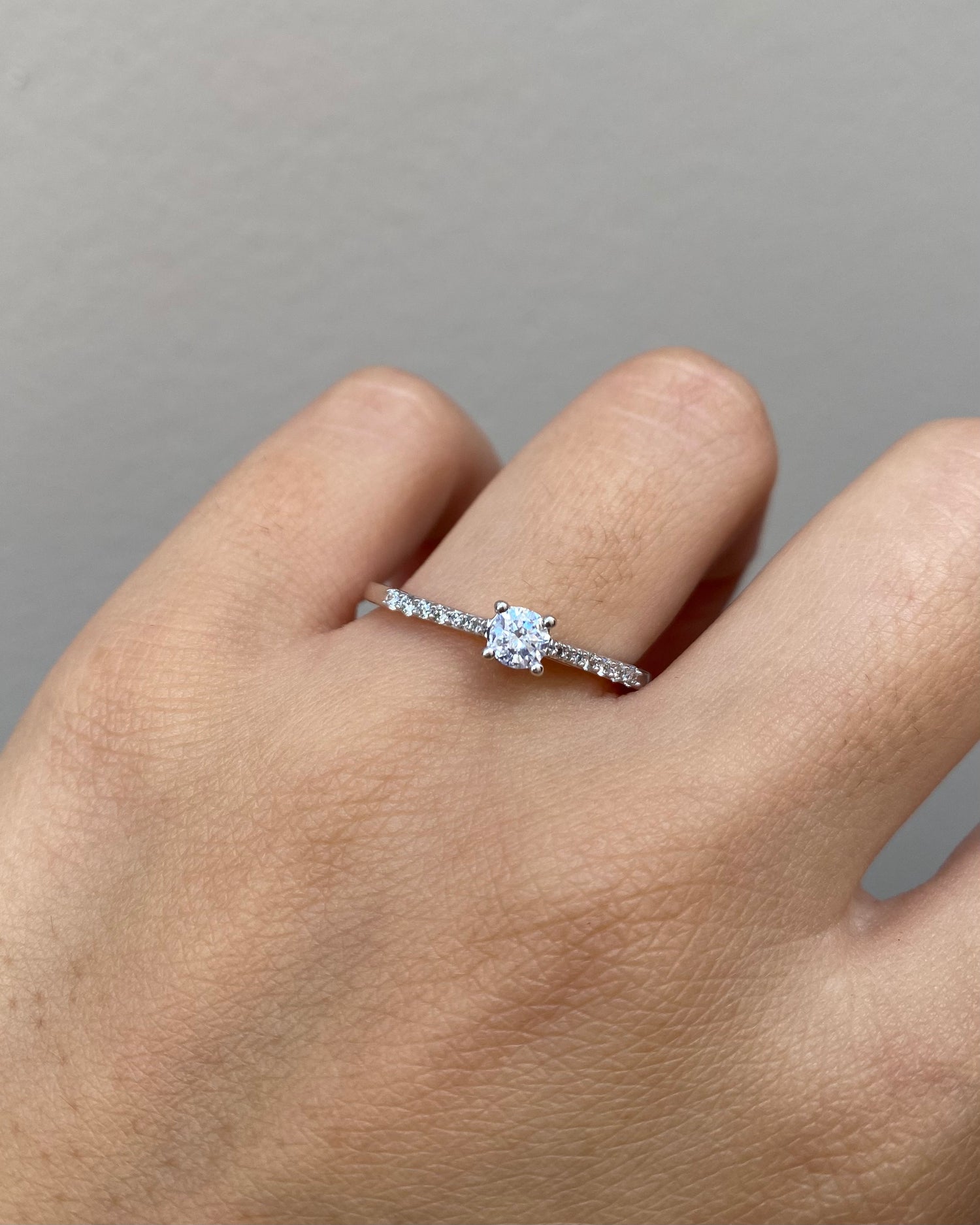 Bague Solitaire Diamants &quot;Amelie&quot;