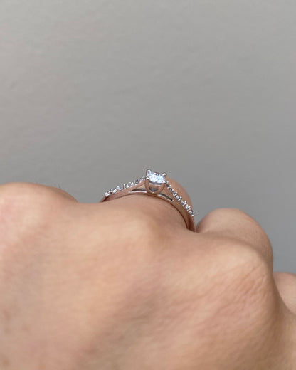 Bague Solitaire Diamants &quot;Amelie&quot;