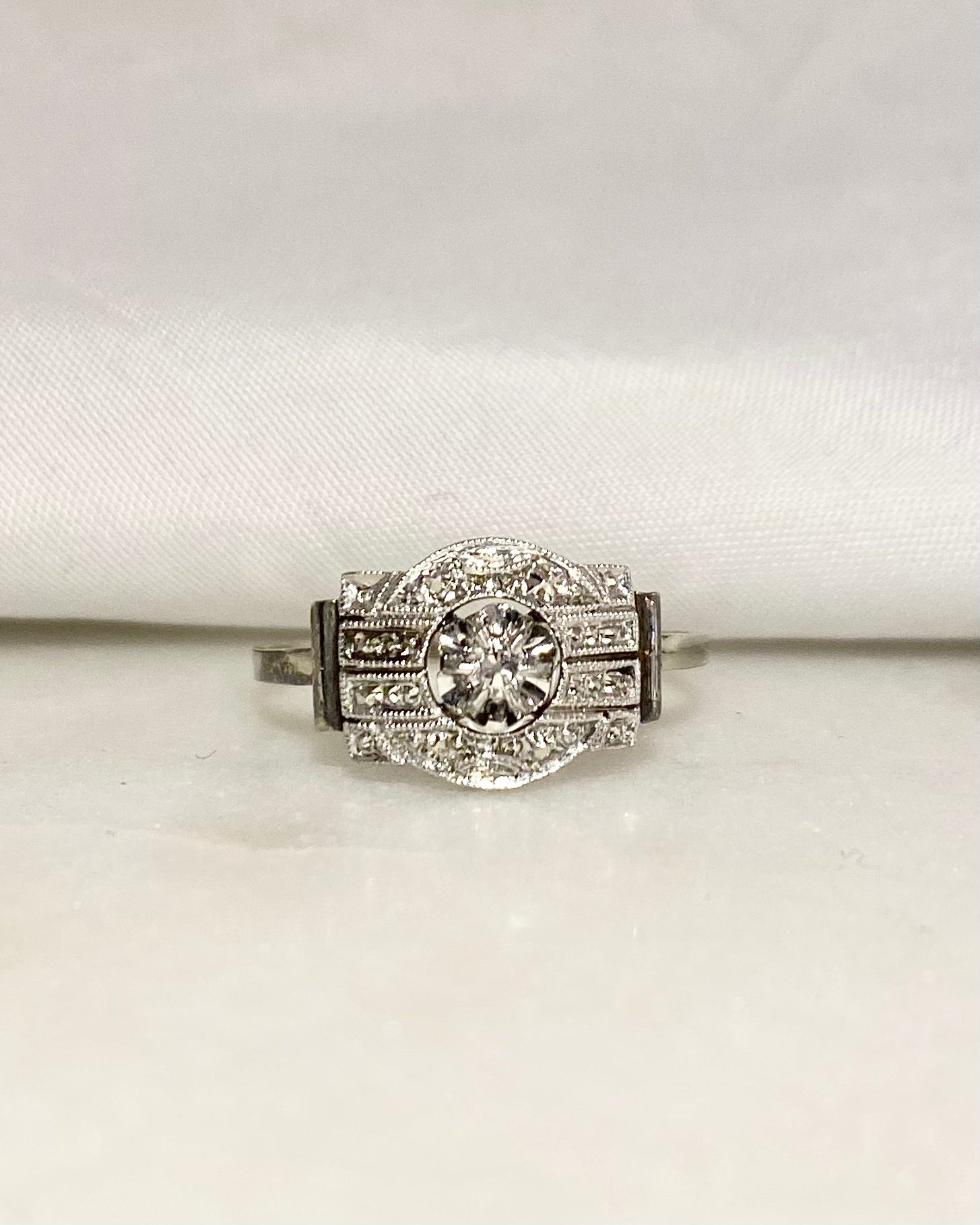 Bague Art Déco Diamant "Mina"