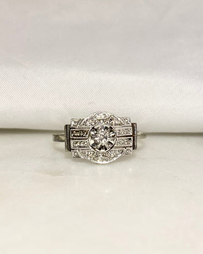 Bague Art Déco Diamant &quot;Mina&quot;
