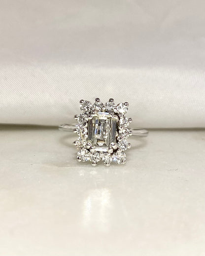 Bague Marguerite Diamants 1.23 carat &quot;Josiane&quot;