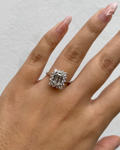 Bague Marguerite Diamants 1.23 carat &quot;Josiane&quot;