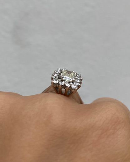 Bague Marguerite Diamants 1.23 carat &quot;Josiane&quot;