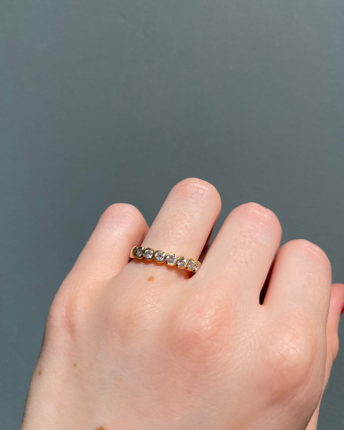 Demi-Alliance Diamants 0.42 carat &quot;Ninon&quot;