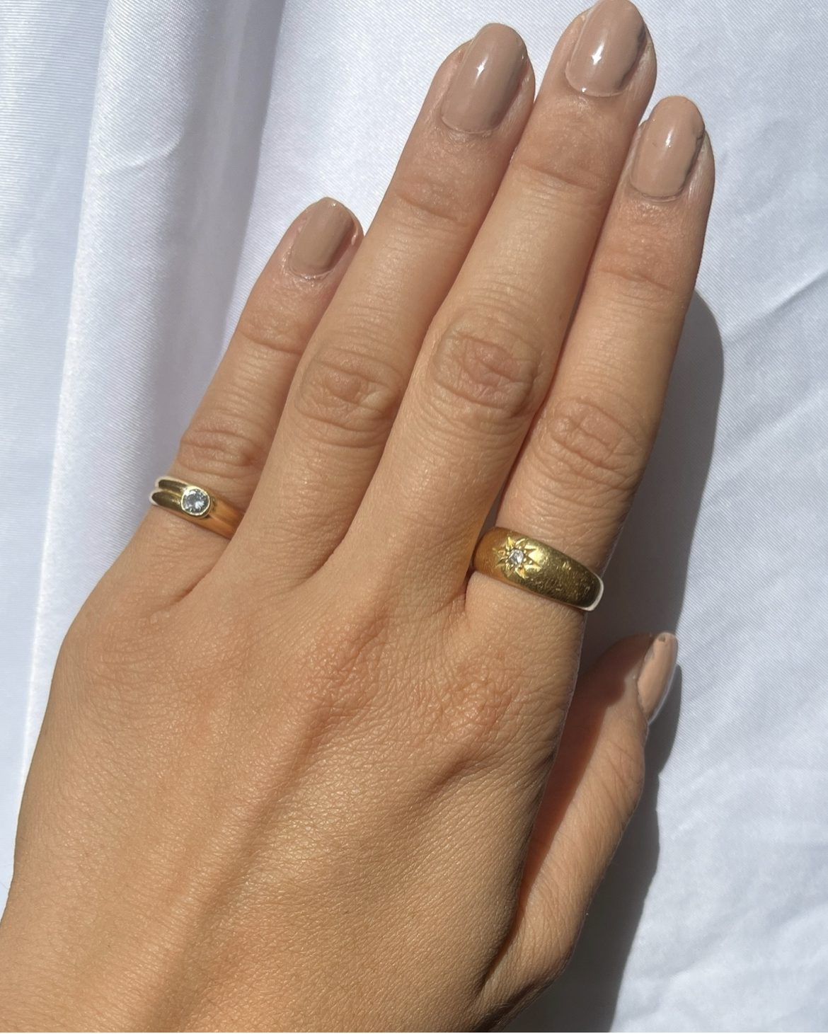 Bague Jonc Diamant "Angela"