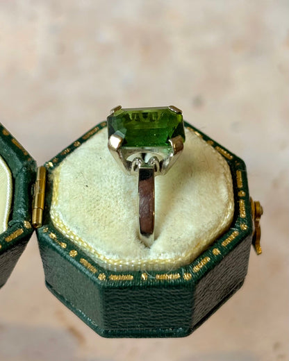 Bague Solitaire Tourmaline 3.20 carats "Nadège"