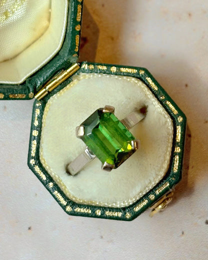 Bague Solitaire Tourmaline 3.20 carats "Nadège"